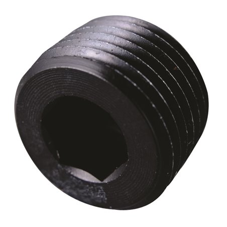 Fragola 1/16 NPT Pipe Plug- Internal Black