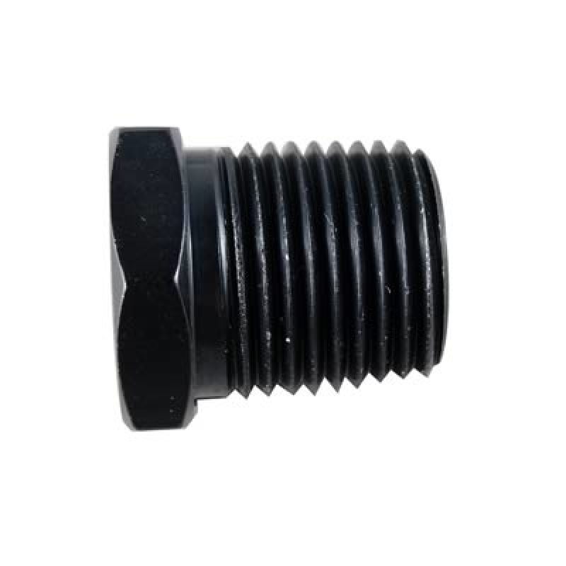 Fragola 1/8 Male Hex Pipe Plug - Black