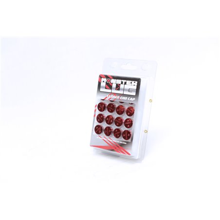 Wheel Mate Monster Lug Nut Caps - Red 14x1.50