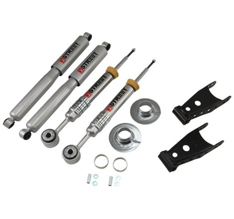 Belltech 09-13 Ford F150 All Cabs Short Bed 2WD Lowering Kit w/ SP Shocks +1 to -3in F/2in R Drop