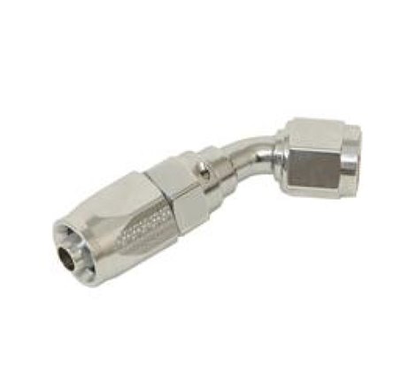 Fragola -6AN x 45 Degree Pro-Flow Hose End Chrome