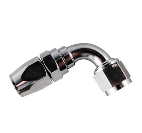 Fragola -6AN x 90 Degree Pro-Flow Hose End Chrome