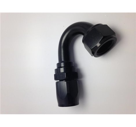 Fragola -6AN x 150 Degree Pro-Flow Hose End - Black