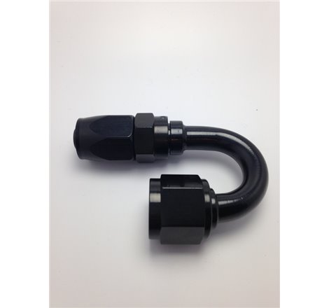 Fragola -6AN x 180 Degree Pro-Flow Hose End - Black