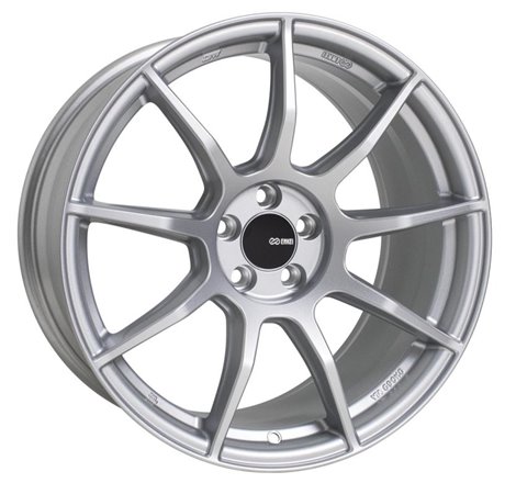 Enkei TS9 18x8.5 5x100 45mm Offset 72.6mm Bore Silver Paint