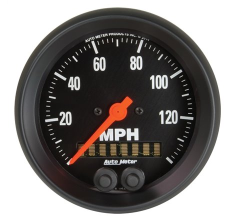 Autometer Z Series 3-3/8in 140 MPH In-Dash Full Sweep GPS Speedometer