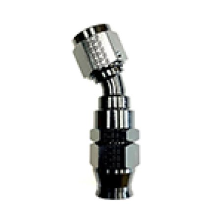 Fragola -6AN Real Street x 30 Degree 3/8 EFI Quick Disconnect Hose End Black