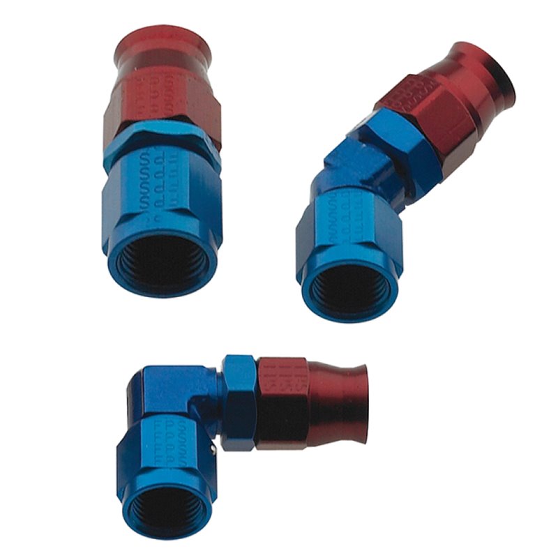 Fragola -3AN Straight Hose End - Alum