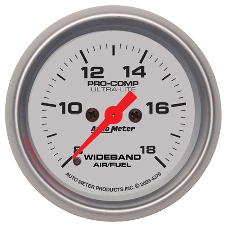 Autometer Ultra-Lite 52mm Wideband Air/Fuel Gauge Analog Stepper Motor