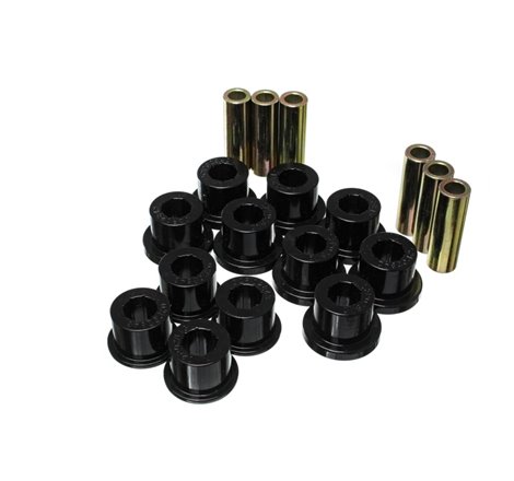 Energy Suspension Rear Leaf Spring Bushings - Black