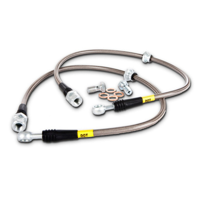 StopTech 07-08 Honda Fit Stainless Steel Brake Lines