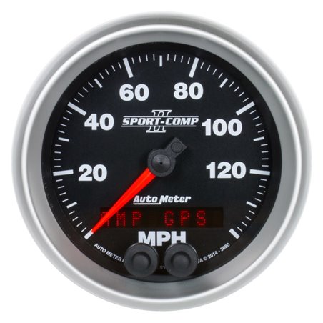 Autometer Sport-Comp II 3-3/8in 0-140MPH In-Dash Electronic GPS Programmable Speedometer