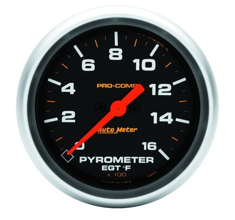 Autometer Pro Comp Full Sweep Electronic 1600F Pyrometer Gauge