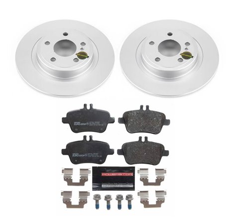 Power Stop 18-19 Mercedes-Benz SLC300 Rear Euro-Stop Brake Kit