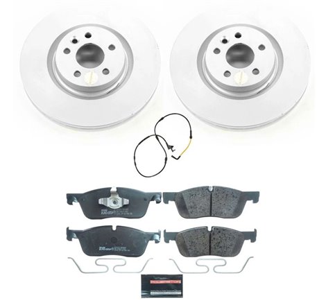 Power Stop 18-19 Jaguar E-Pace Front Euro-Stop Brake Kit