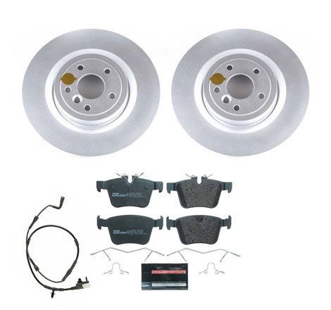 Power Stop 17-20 Jaguar XE Rear Euro-Stop Brake Kit