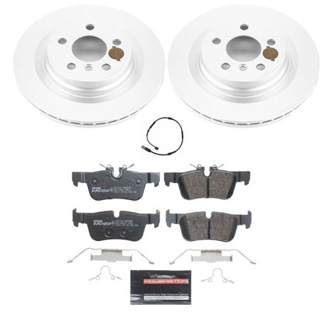 Power Stop 16-20 BMW X1 Rear Euro-Stop Brake Kit