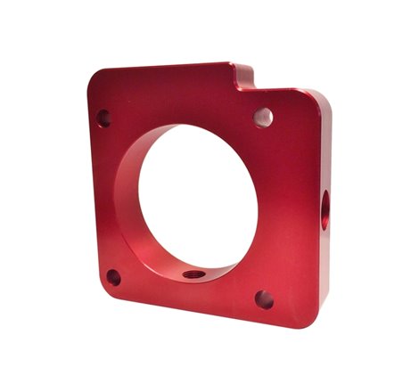 Torque Solution Throttle Body Spacer (Red) Subaru WRX 2006-2014 / STI 2004-2015