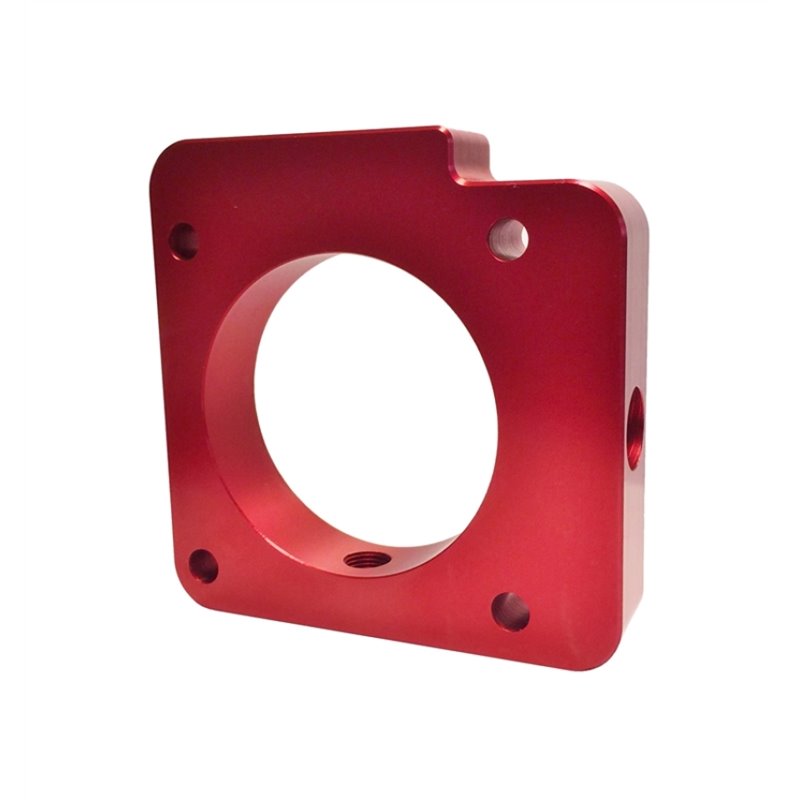 Torque Solution Throttle Body Spacer (Red) Subaru WRX 2006-2014 / STI 2004-2015