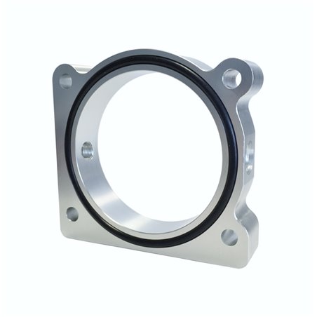 Torque Solution Throttle Body Spacer (Silver) Ford F-150 3.5L Ecoboost / 3.7L V6