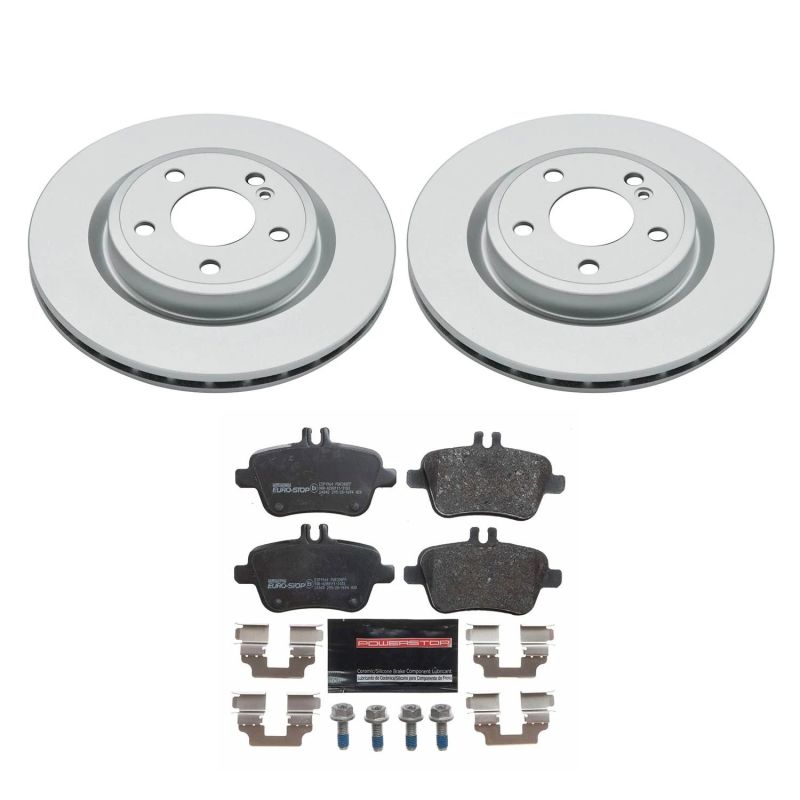 Power Stop 14-19 Mercedes-Benz CLA250 Rear Euro-Stop Brake Kit