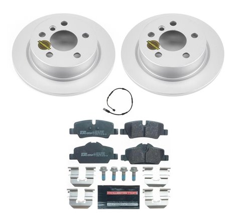 Power Stop 14-19 Mini Cooper Rear Euro-Stop Brake Kit