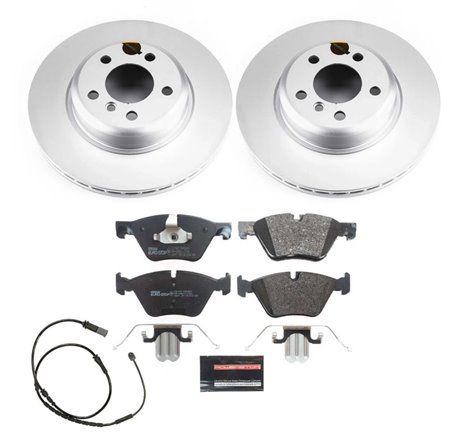 Power Stop 11-16 BMW 528i Front Euro-Stop Brake Kit