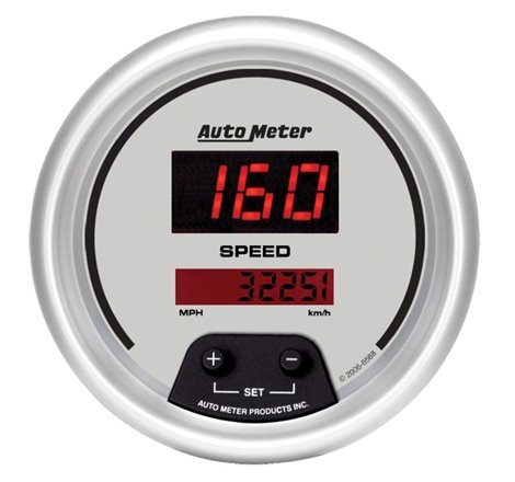 Autometer Ultra-Lite 3 3/8in 160 MPH Digital Speedo Gauge