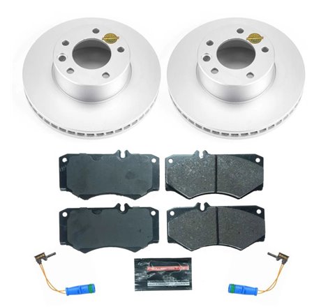 Power Stop 09-18 Mercedes-Benz G550 Front Euro-Stop Brake Kit