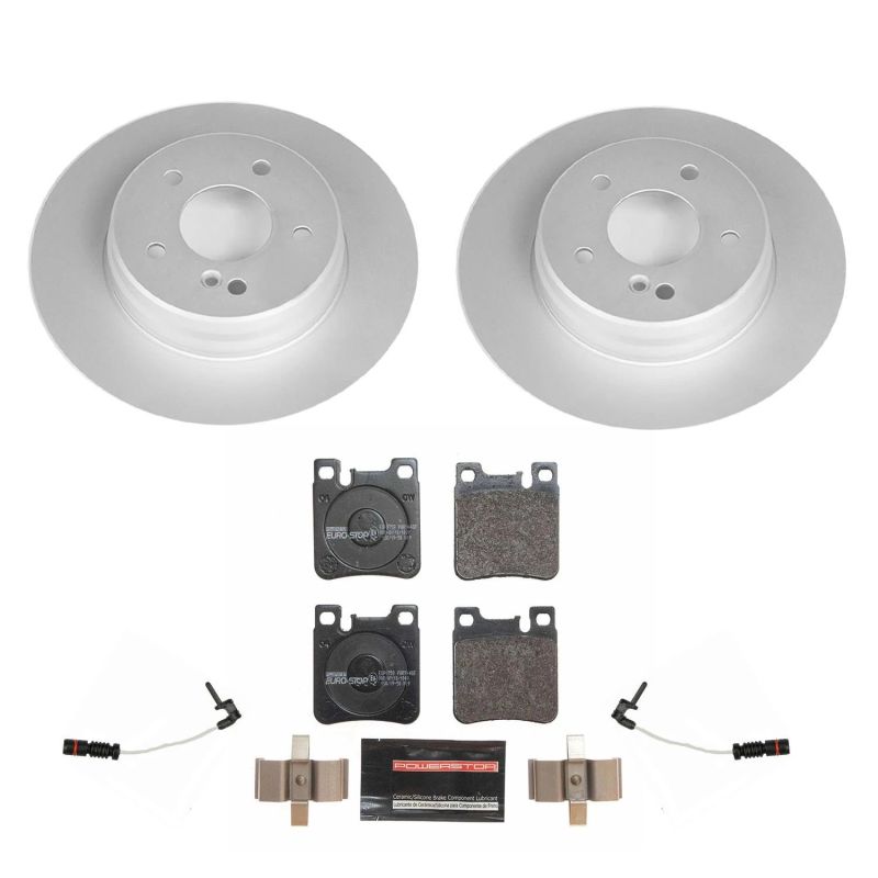 Power Stop 98-99 Mercedes-Benz CLK320 Rear Euro-Stop Brake Kit