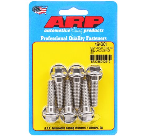 ARP GM V6/V8 SS Hex Bellhousing Bolt Kit