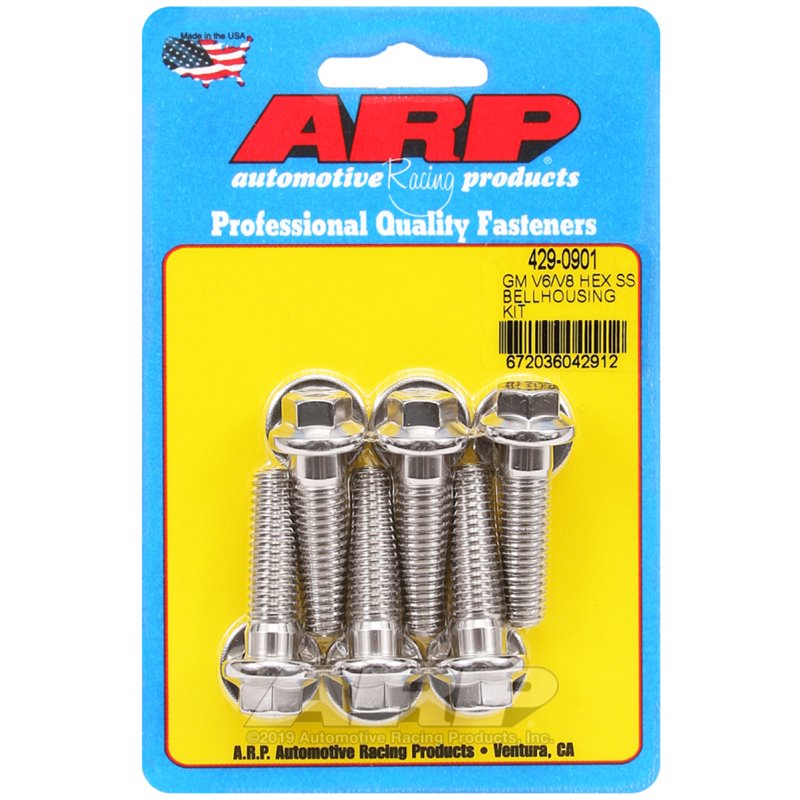 ARP GM V6/V8 SS Hex Bellhousing Bolt Kit