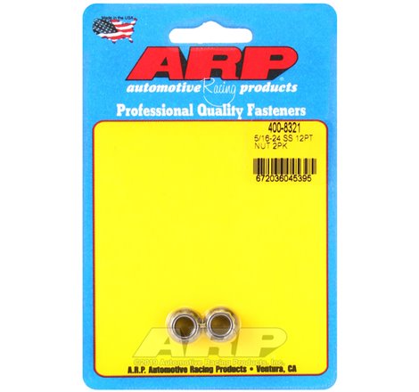 ARP 5/16 x 24 SS 12pt Nut Kit