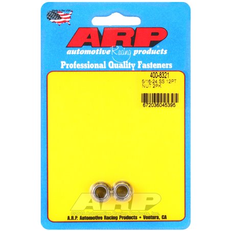 ARP 5/16 x 24 SS 12pt Nut Kit