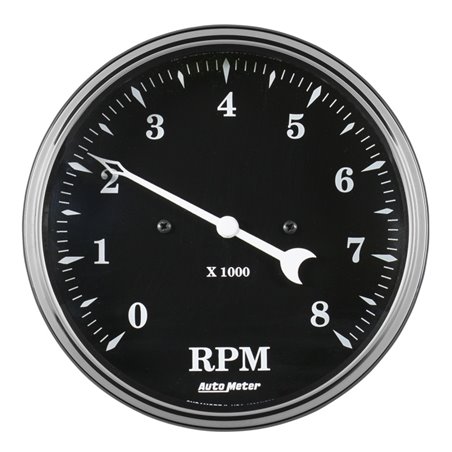 Auto Meter Gauge Tachometer 5in 8k RPM In-Dash Old Tyme Black