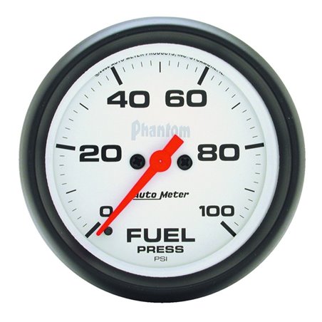 Autometer Phantom 2-5/8in 0-100 PSI Fuel Pressure Gauge