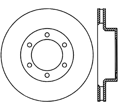 StopTech Front Left Cryo Slotted Sport Brake Rotor 03-09 Toyota 4Runner