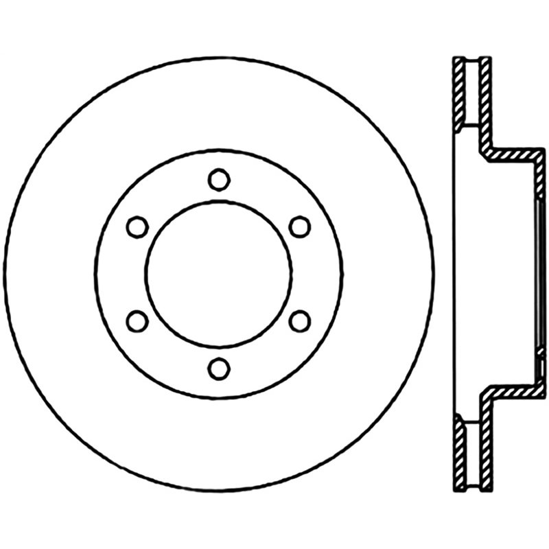 StopTech Front Left Cryo Slotted Sport Brake Rotor 03-09 Toyota 4Runner