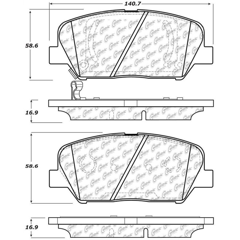 StopTech 11-15 Kia Optima Street Performance Front Brake Pads