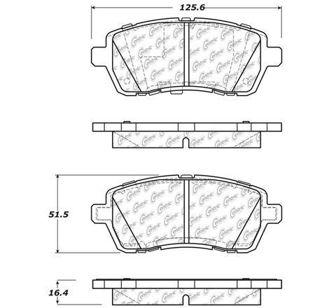 StopTech Performance 11-13 Ford Fiesta Front Brake Pads