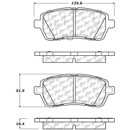 StopTech Performance 11-13 Ford Fiesta Front Brake Pads