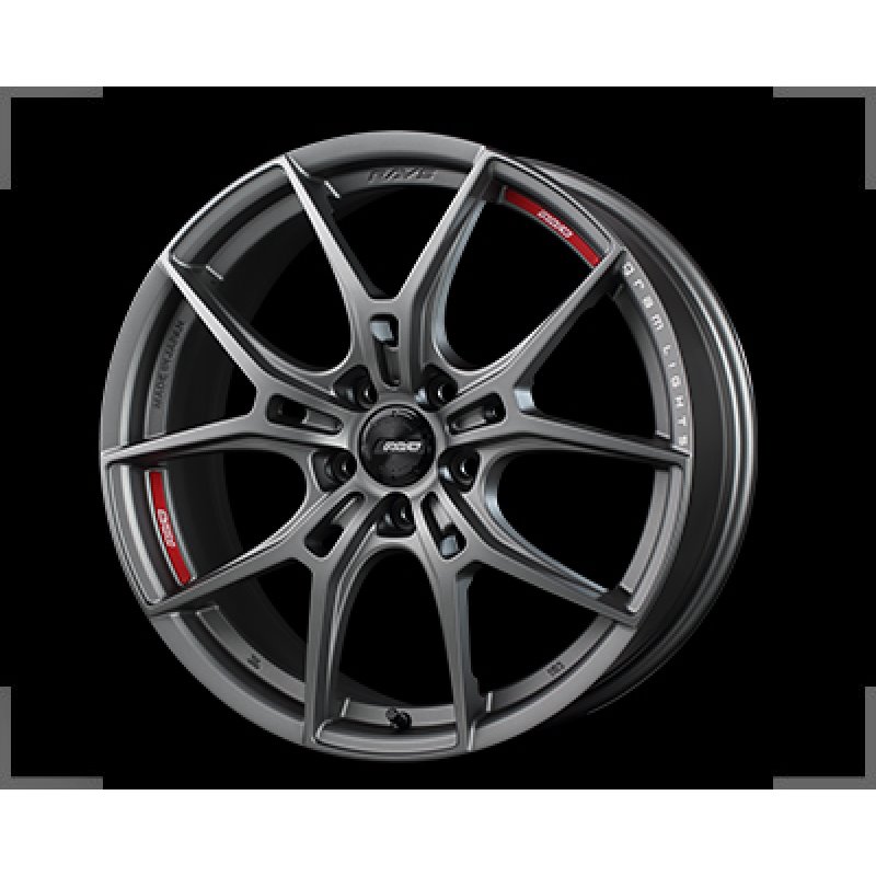 Gram Lights 57FXZ 18x9.5 +38 5-114.3 Matte Graphite & Machining Rim Edge DC Wheel