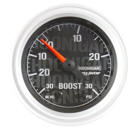 Autometer Hoonigan 52mm 30 PSI Mechanical Vacuum/Boost Gauge