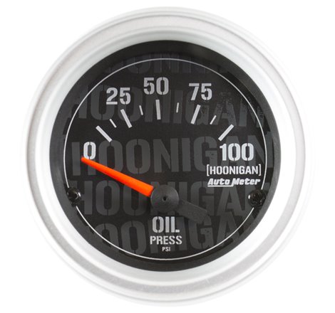 Autometer Hoonigan 52mm 100psi Full Electronic Oil Pressure Gauge