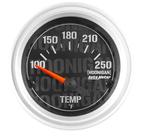 Autometer Hoonigan 52mm 100-200 Deg F Full Electronic Water Temp Gauge