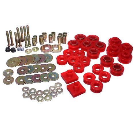 Energy Suspension 68-72 Oldsmobile Cutlass Red Body Mount Set