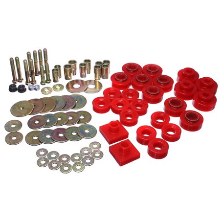 Energy Suspension 68-72 Oldsmobile Cutlass Red Body Mount Set