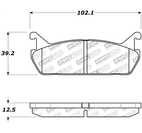 StopTech Street Touring 90-93 Mazda Miata Rear Brake Pads D525