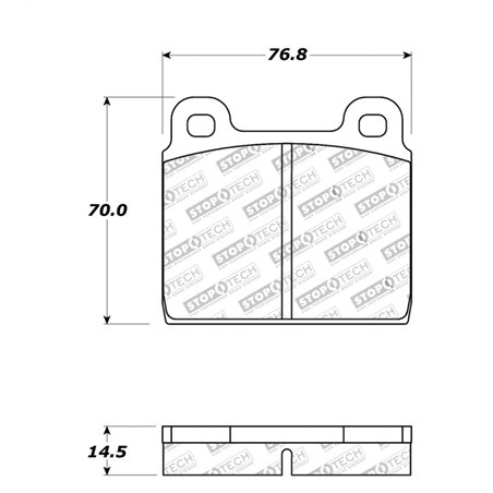 StopTech Street Touring 75-95 Alfa Romeo 2000 Spider/Graduate/Veloce Front Brake Pads