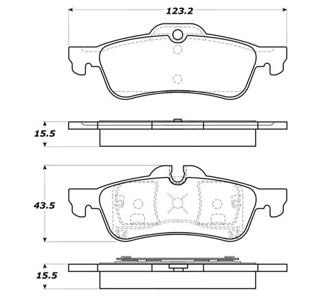 StopTech Street Touring 02-06 Mini Rear Brake Pads